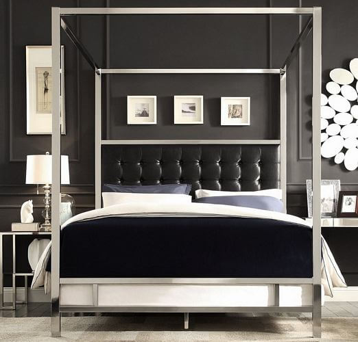 Solivita-Queen-size-Chrome-Metal-Poster-Bed-by-iNSPIRE-Q-Bold