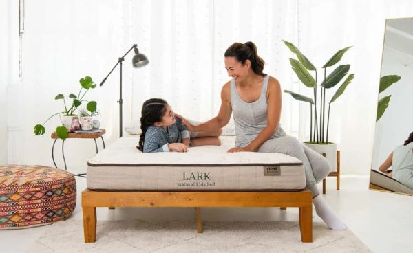 Lark-Natural-Latex-Cotton-Wool-Kids-Bed